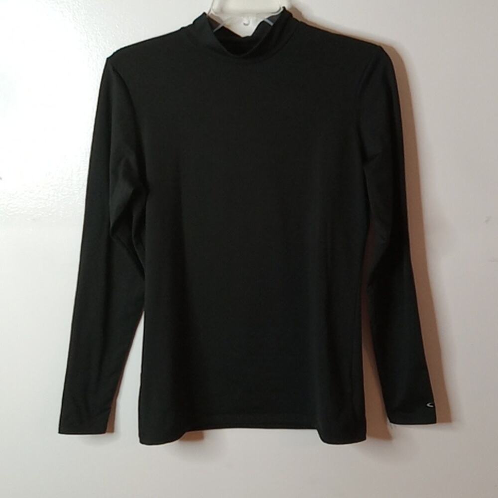 Champion fitted women's size Large  Black Activewear top.